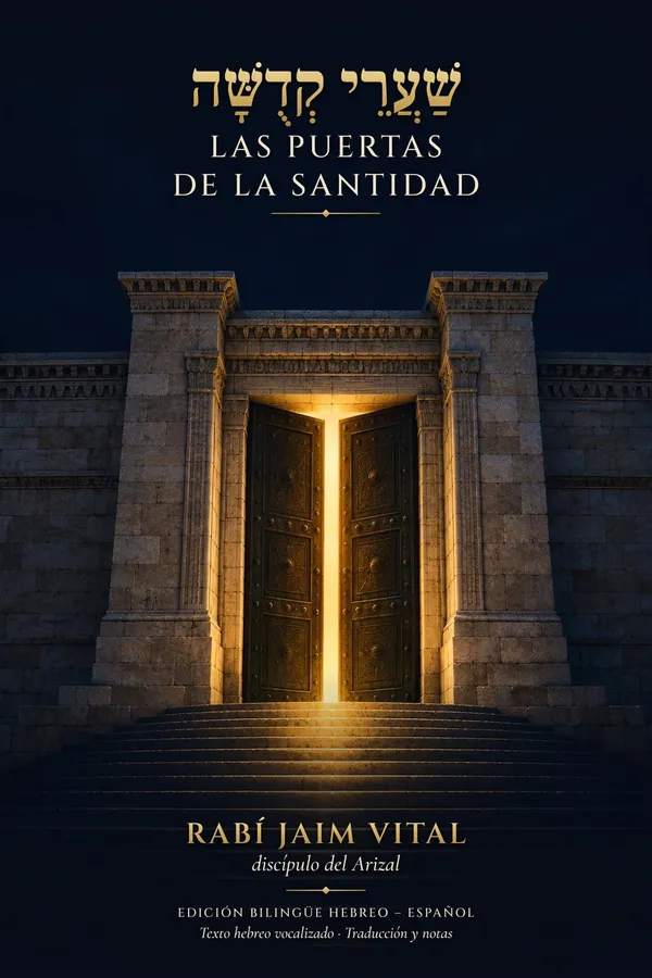 Portada de Las Puertas de la Santidad (Shaarei Kedusha), de Rabí Jaim Vital