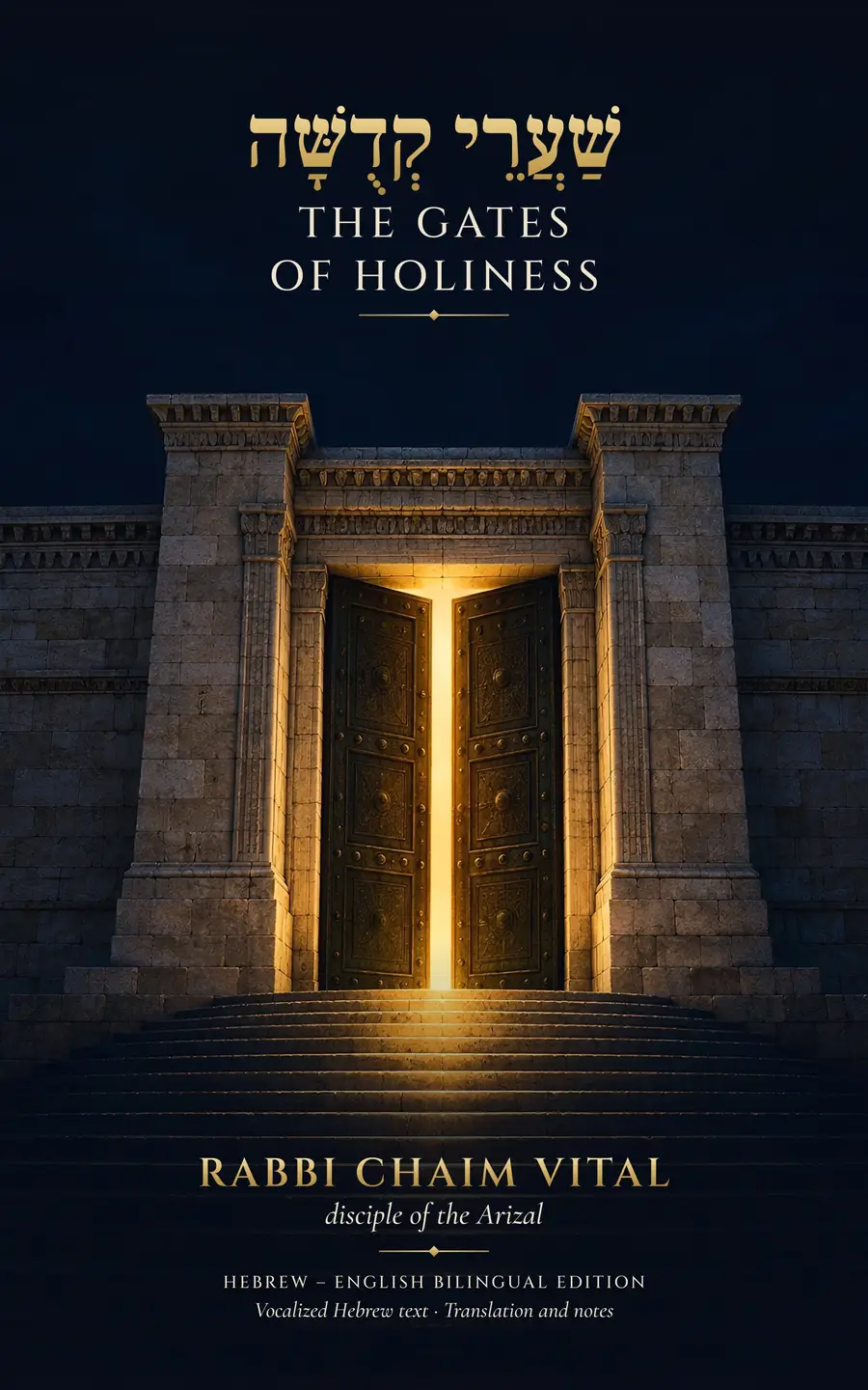 Cover of The Gates of Holiness (Shaarei Kedusha), by Rabbi Chaim Vital